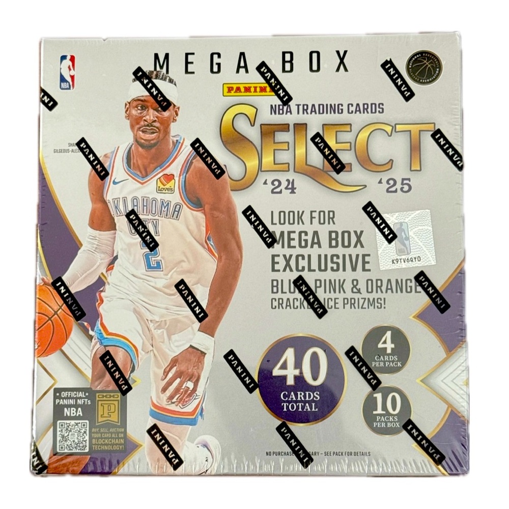 2024-25 Panini Select Basketball Mega Box - Cracked Ice Prizms Exclusive